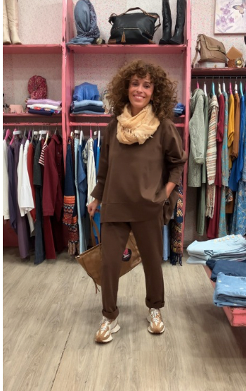 Conjunto Urban marrón chocolate